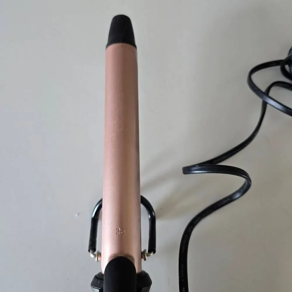Kipozi Black Rose Gold 25 MM Ceramic Curling Iron